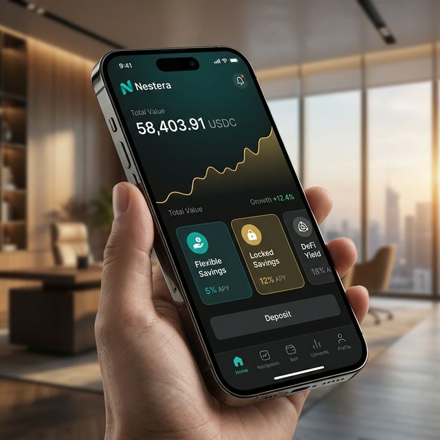 Nestera Mobile App Mockup